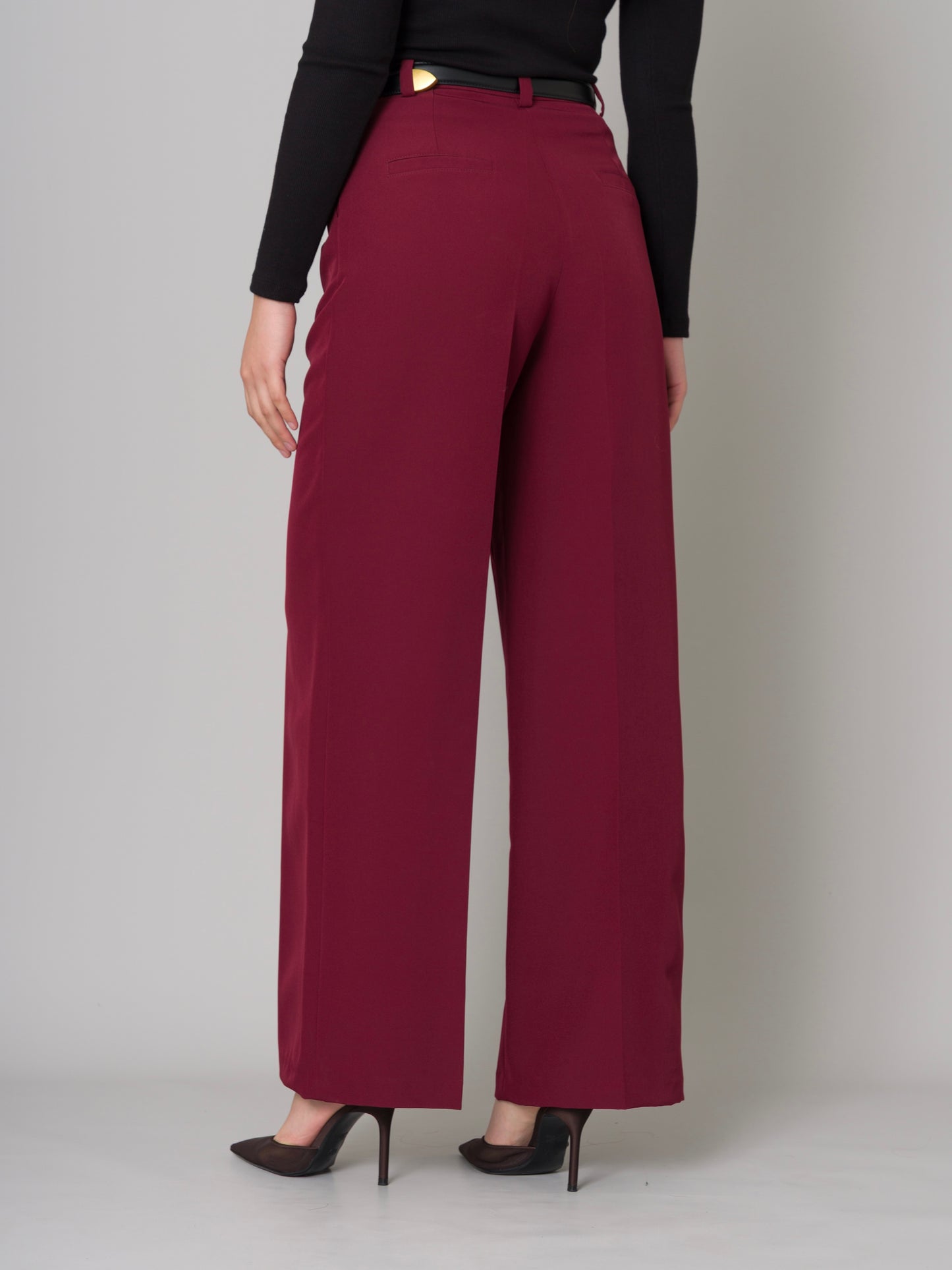 PANTALÓN REGULAR BORGOÑA