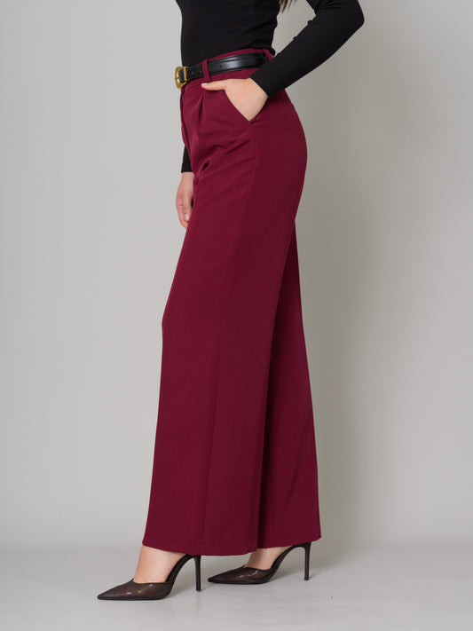 PANTALÓN REGULAR BORGOÑA