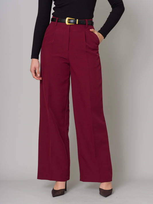 PANTALÓN REGULAR BORGOÑA