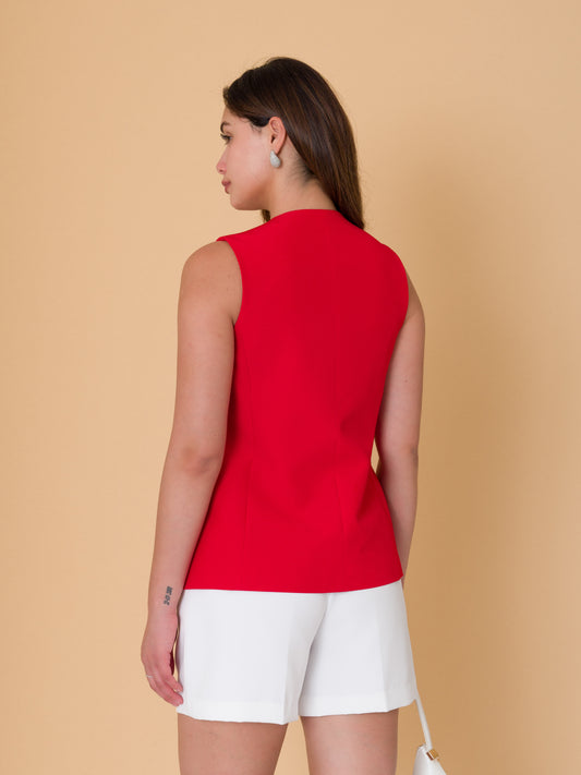 CHALECO ZOE ROJO