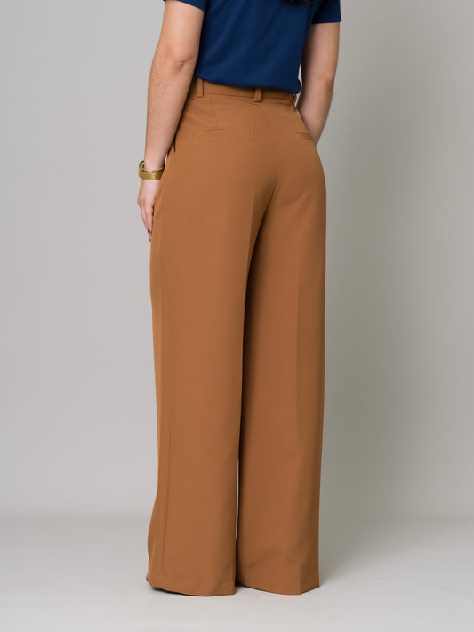 PANTALÓN SASTRE CAMEL