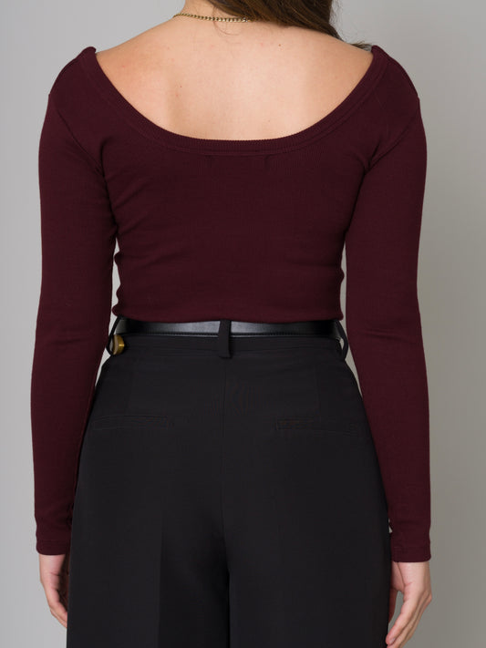 TOP CORAZON BORGOÑA