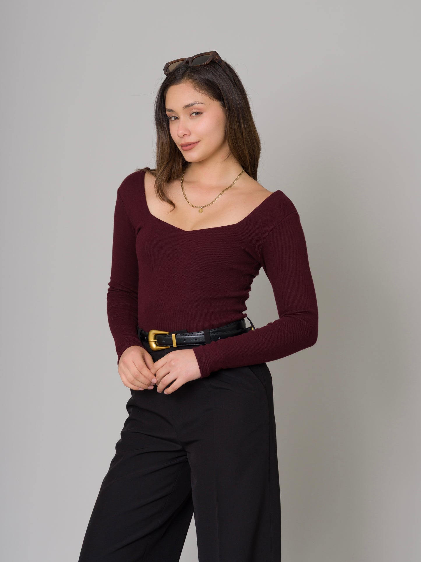 TOP CORAZON BORGOÑA