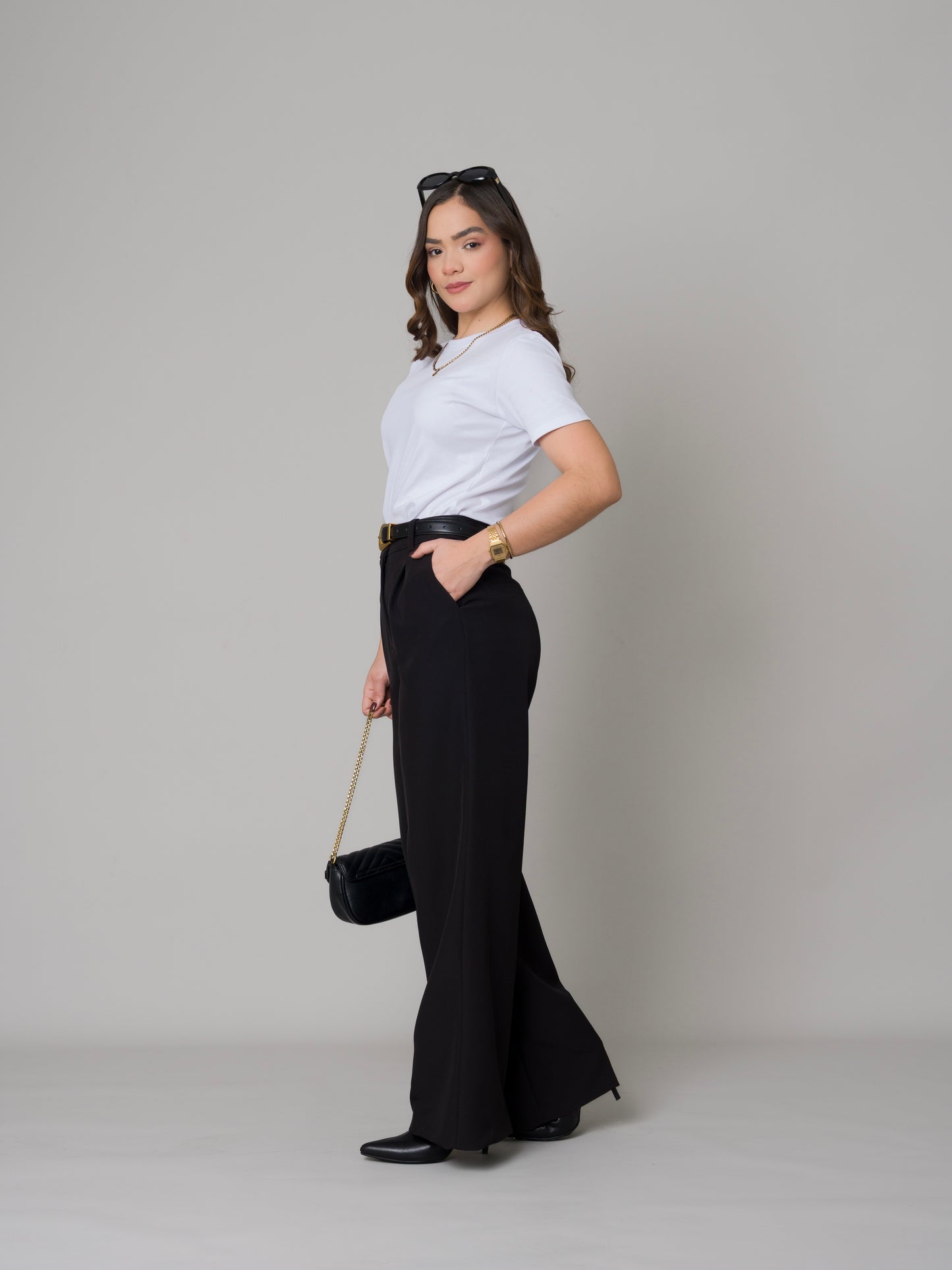 PANTALÓN SASTRE NEGRO