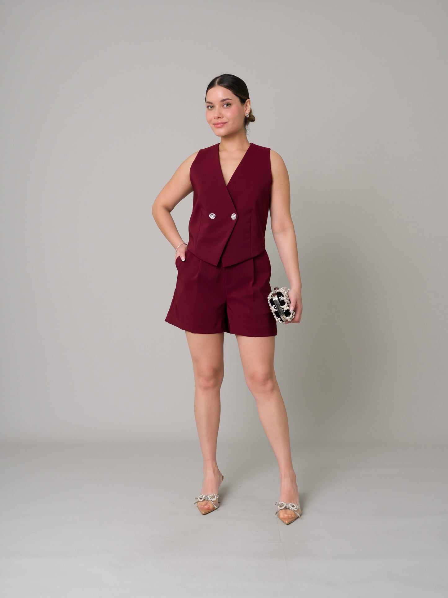 CHALECO DAPHNE BORGOÑA