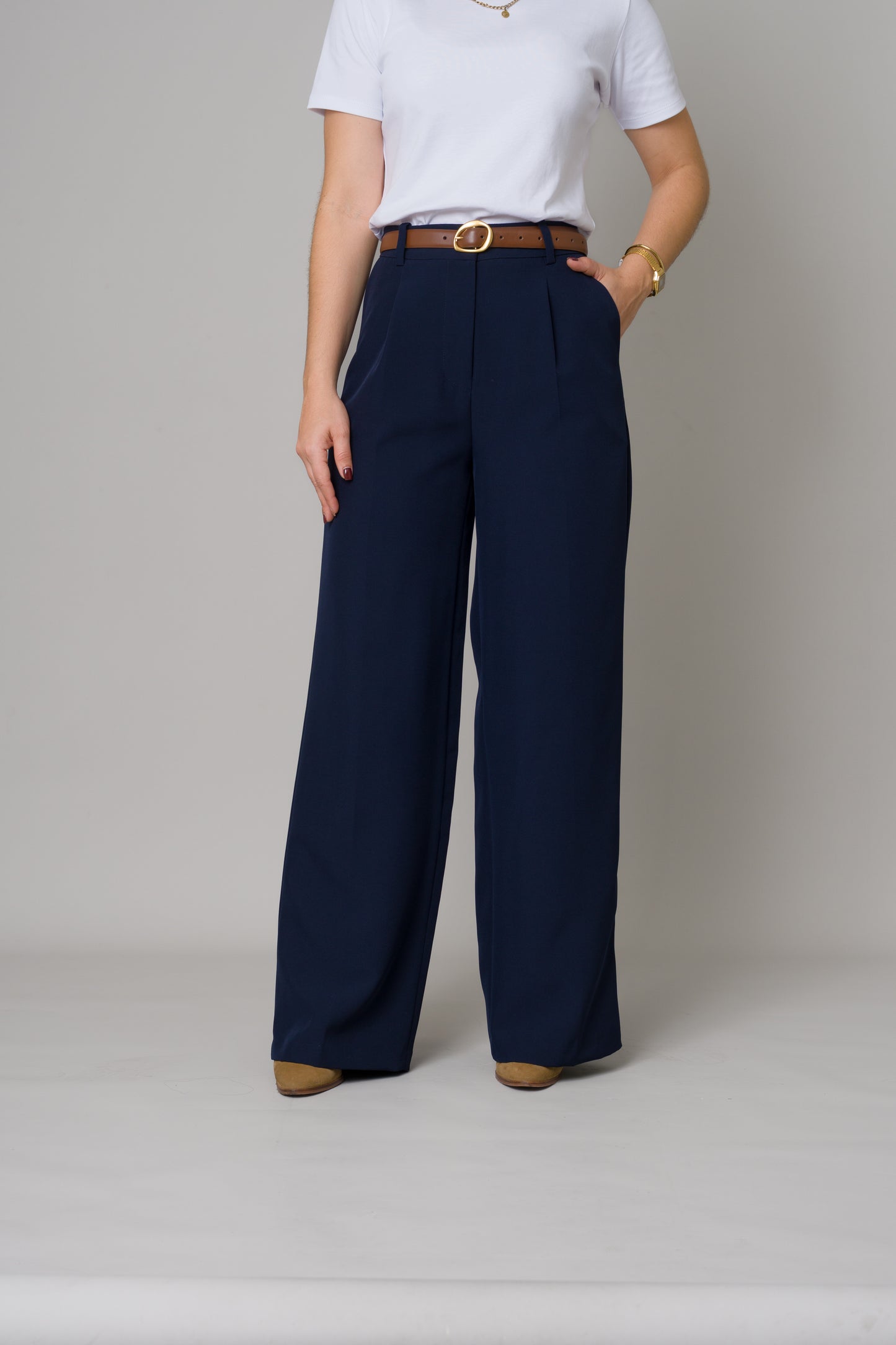 PANTALÓN SASTRE AZUL NOCHE