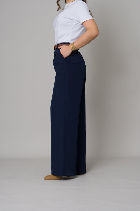 PANTALÓN SASTRE AZUL NOCHE