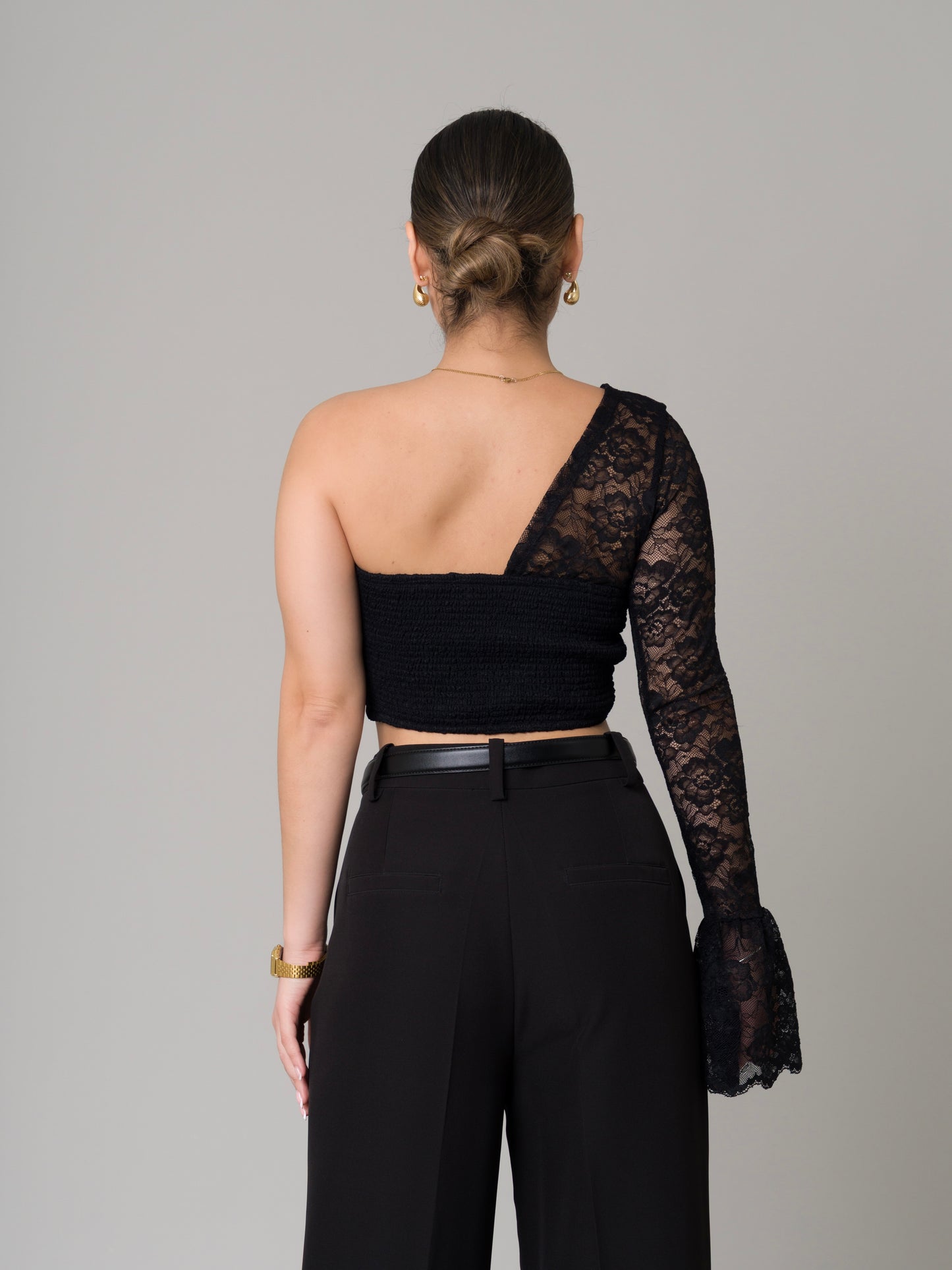 BLUSA FLORI NEGRO