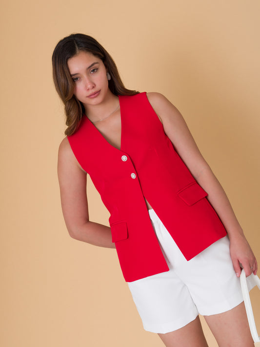 CHALECO ZOE ROJO