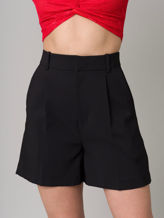 SHORT SASTRE NEGRO