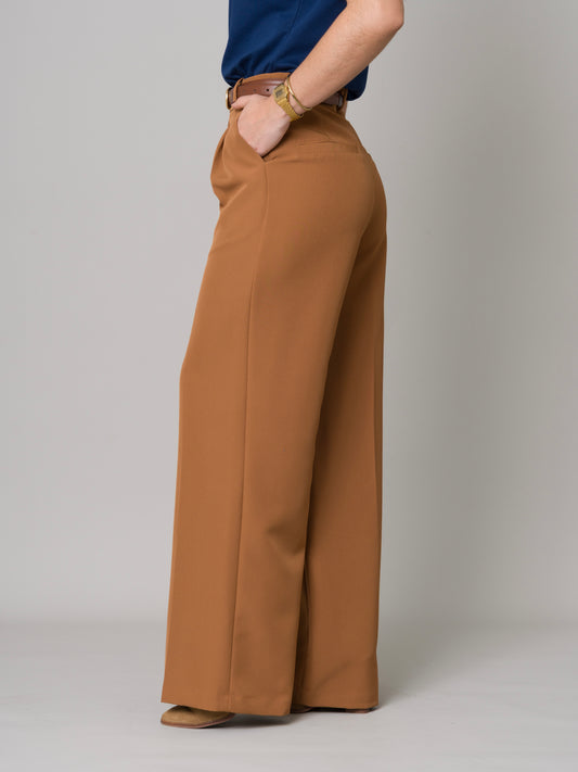 PANTALÓN SASTRE CAMEL