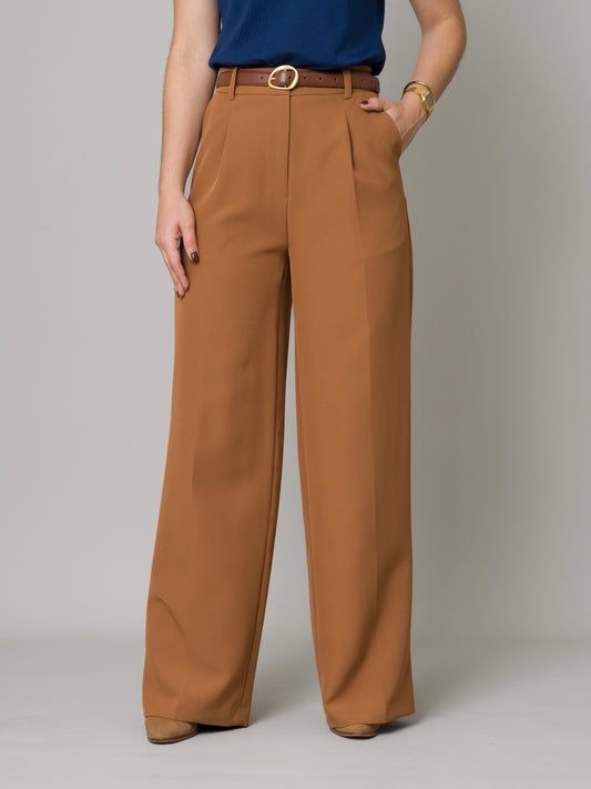 PANTALÓN SASTRE CAMEL