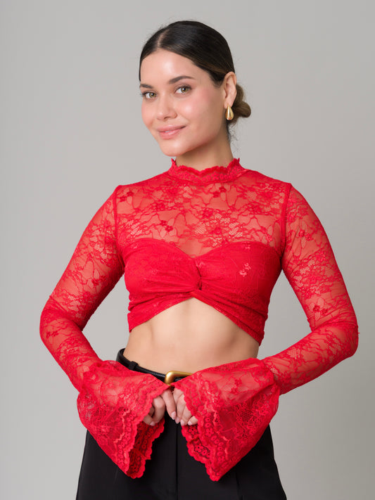 BLUSA MARBELLA ROJO