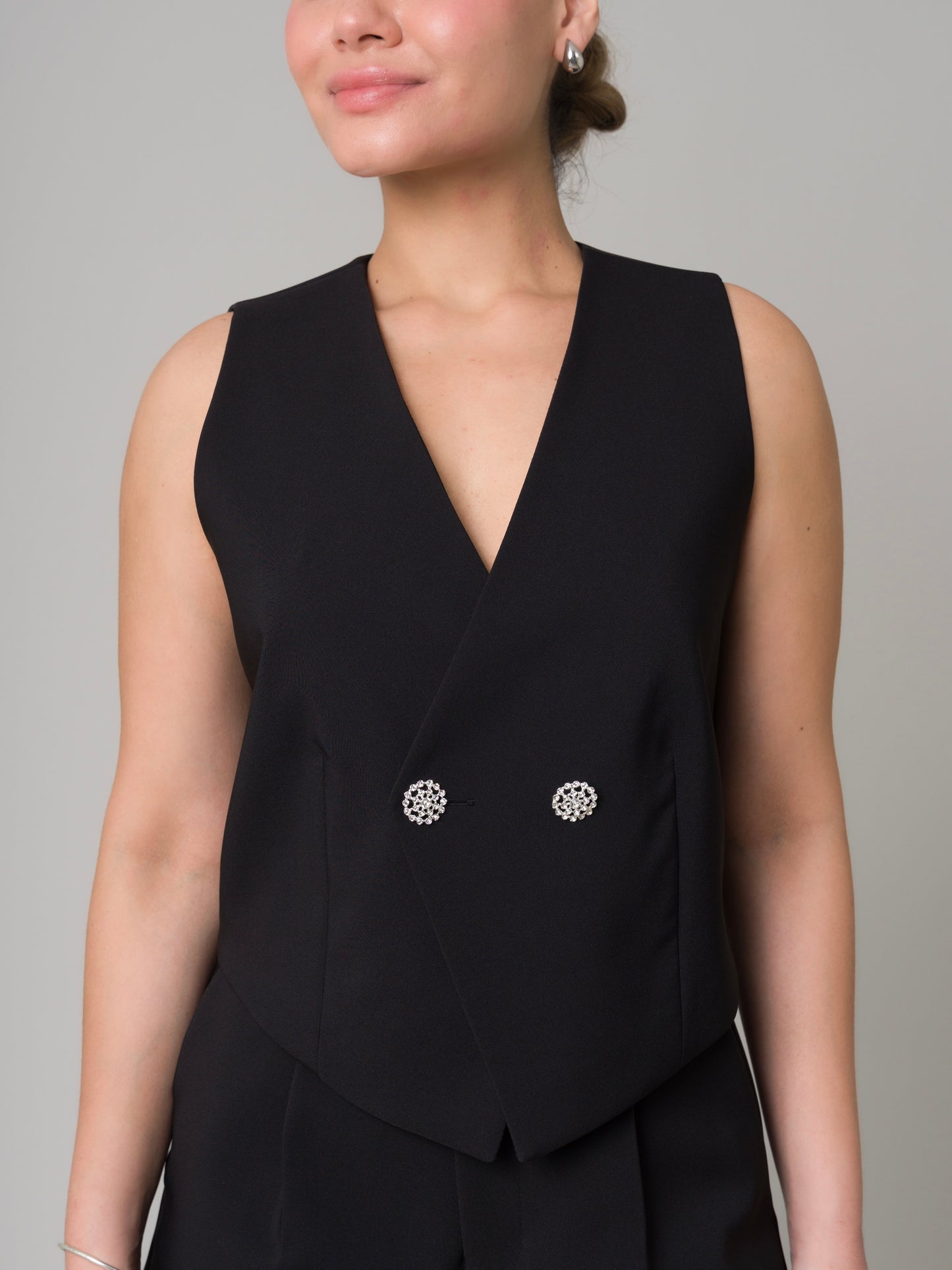 CHALECO DAPHNE NEGRO