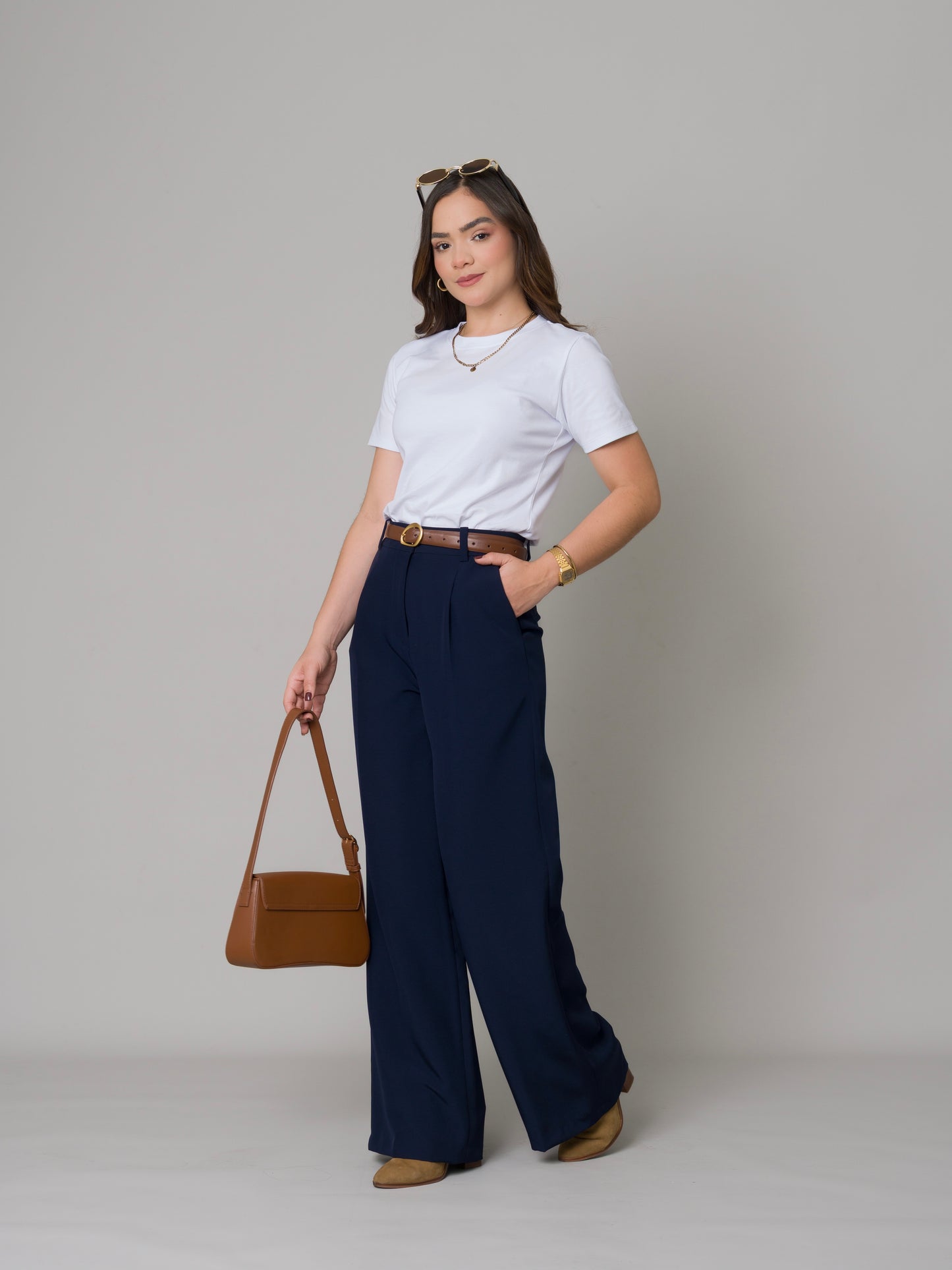 PANTALÓN SASTRE AZUL NOCHE