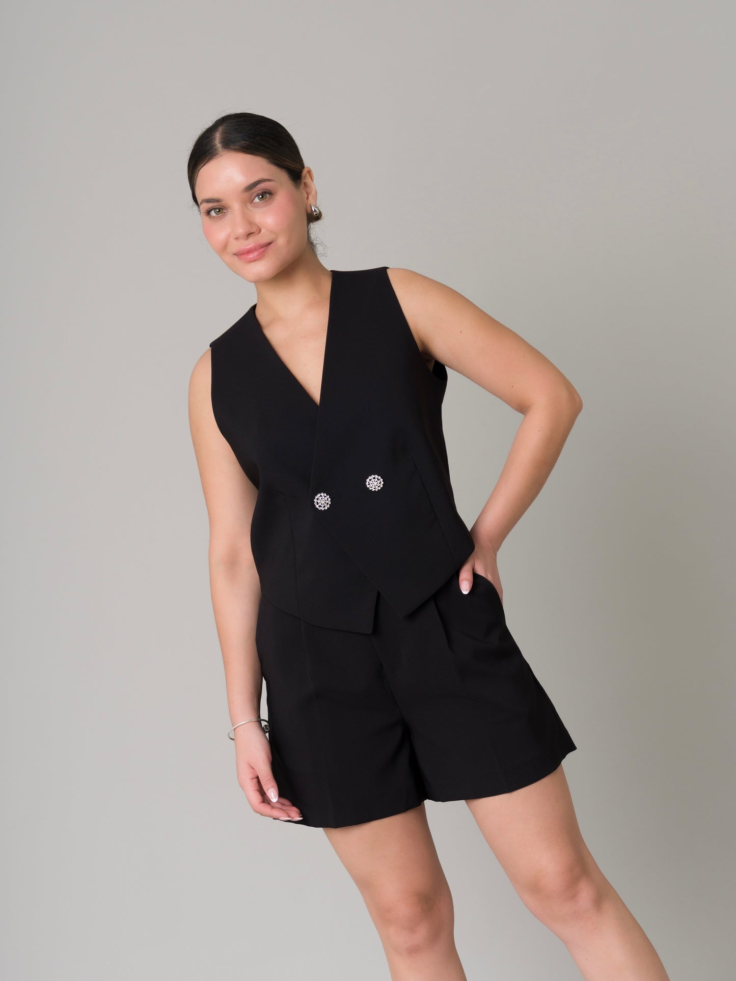 CHALECO DAPHNE NEGRO