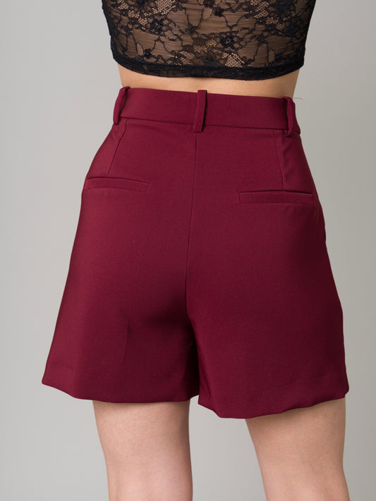 SHORT SASTRE BORGOÑA