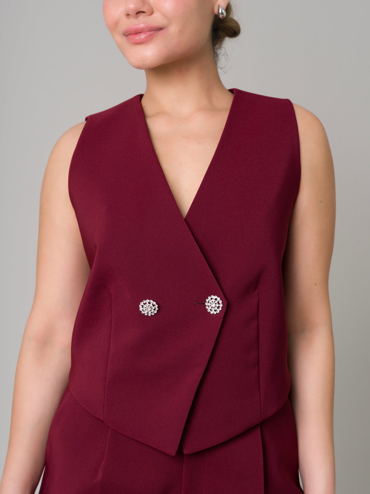 CHALECO DAPHNE BORGOÑA