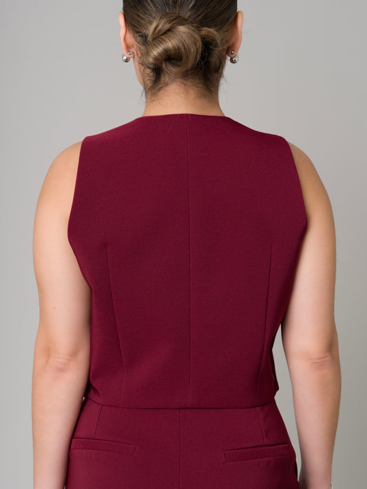 CHALECO DAPHNE BORGOÑA