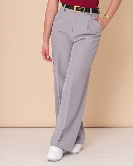 PANTALON SASTRE GRIS REGULAR